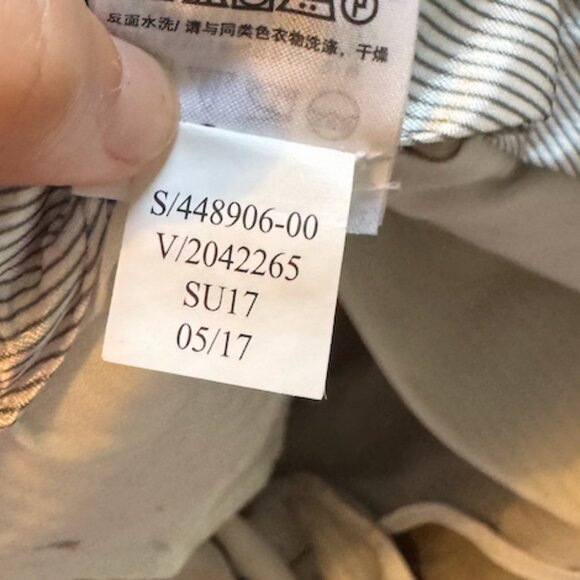 Banana Republic Chino Pants Mens 30x30 Cotton Blend Standard Fit Pockets - Picture 2 of 3